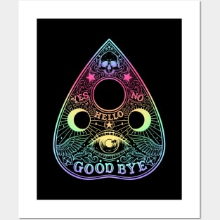 Ouija Planchette Board. All Seeing Eye Posters and Art